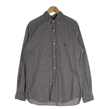 STANDARD CALIFORNIA スタンダードカリフォルニア DENIM BUTTON DOWN SHIRT デニム ボタンダウンシャツ グレー Size L 福生店