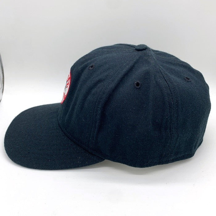 90's New Era ニューエラ MLB ニューヨーク・ヤンキース ウールベースボールキャップ ワッペン ネイビー USA製 Size 7 3/8(58.7cm) 福生店