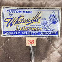 Whitesvill ホワイツビル レターマン ウールメルトンジャケット スタジャン ネイビー WV10735 Size 38 瑞穂店