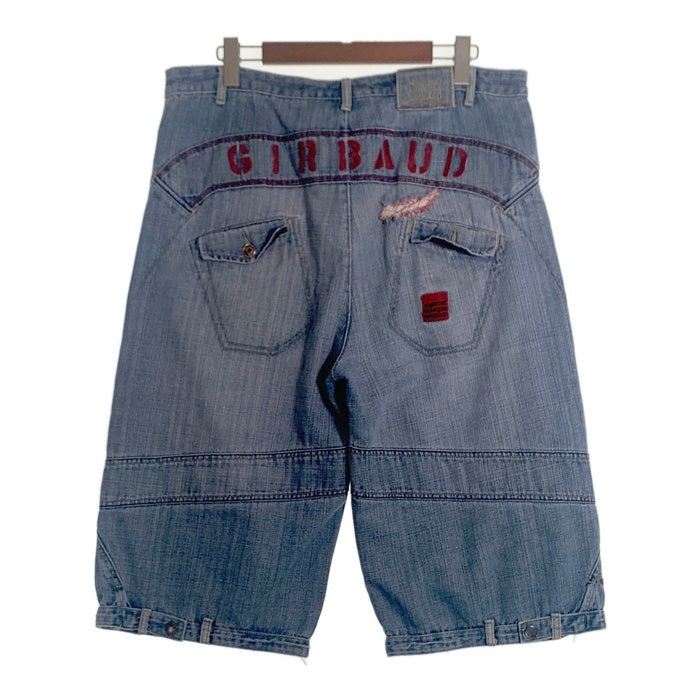 MARITHE FRANCOIS GIRBAUD マリテフランソワジルボー デニムショートパンツ バギーショーツ ライトブルー Size 36 福生店