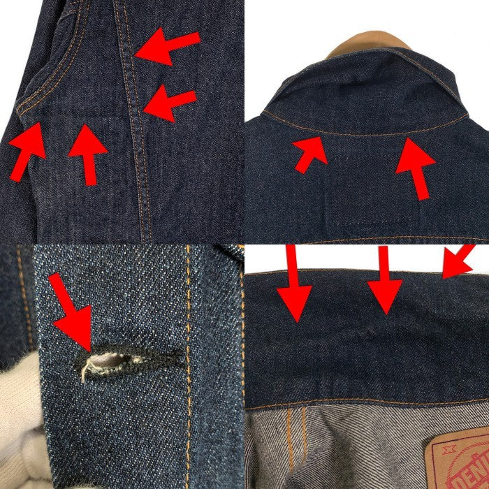 DENIME ドゥニーム デニムトラッカージャケット 3rd インディゴ SHINS 旧 Size 42 福生店