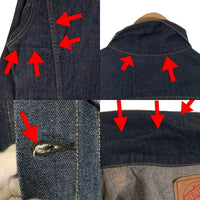 DENIME ドゥニーム デニムトラッカージャケット 3rd インディゴ SHINS 旧 Size 42 福生店