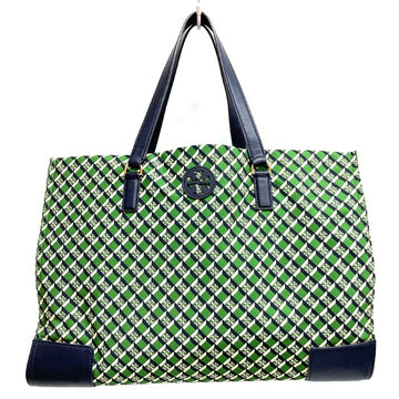 TORY BURCH トリーバーチ エラ 総柄 トートバッグ グリーン 瑞穂店