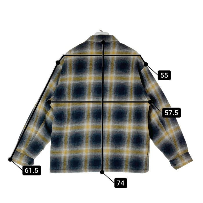 PENDLETON ペンドルトン ニコアンド別注 ZIP CPOジャケット ブラウン×イエロー sizeL 瑞穂店