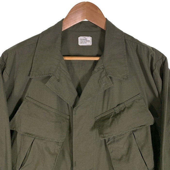 70’s U.S.ARMY 米軍 ジャングルファティーグ ミリタリージャケット オリーブ 8405-935-4707 70年会計 2 Size M-S 福生店