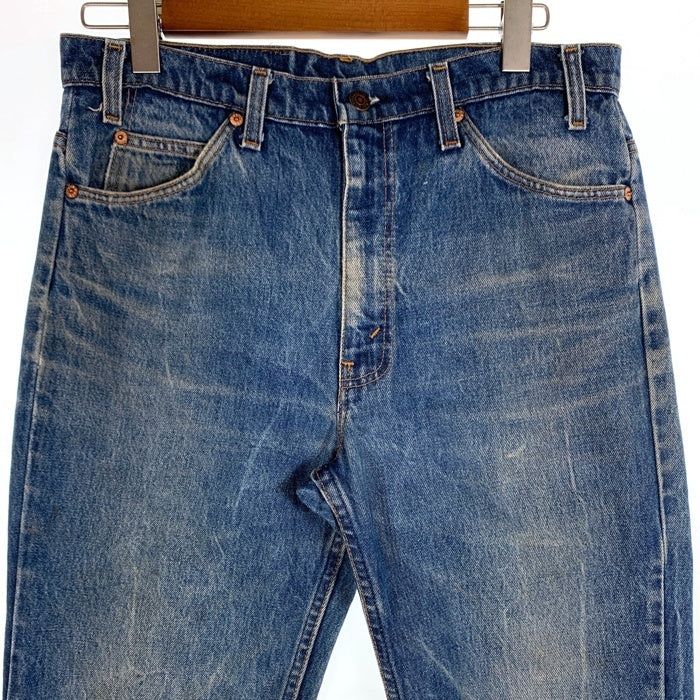 80-90's Levi's リーバイス 517 ブーツカット デニムパンツ インディゴ オレンジタブ SCOVILL USA製 Size 34×36 福生店