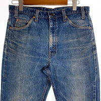 80-90's Levi's リーバイス 517 ブーツカット デニムパンツ インディゴ オレンジタブ SCOVILL USA製 Size 34×36 福生店