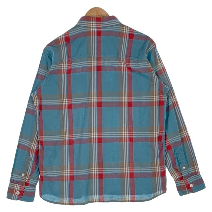 RATS ラッツ B.D CHECK SHIRT ボタンダウン チェックシャツ ブルー 長袖 22'RS-0508 Size M 福生店