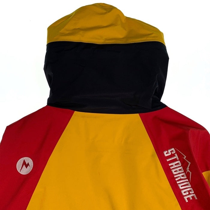 Marmot マーモット STABRIDGE スタブリッジ the Apartment アパートメント GTX 3L ALPINIST JACKET マウンテンパーカー ジャケット イエロー レッド TOMUJK84AM GORE-TEX ゴアテックス Size S 福生店