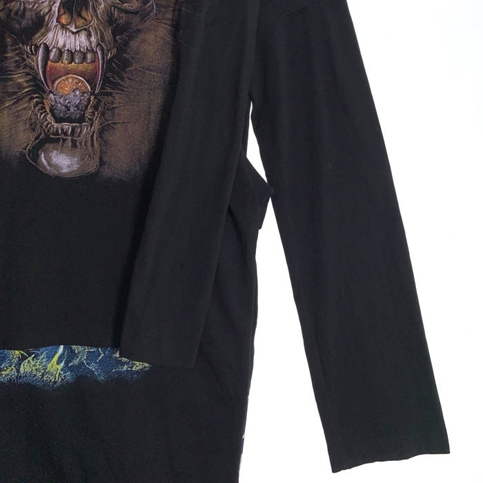 VETEMENTS ヴェトモン 16AW Skull Layered T-Sshirts Dress スカルレイヤード Tシャツ ドレス ブラック WF17DR4 Size L 福生店
