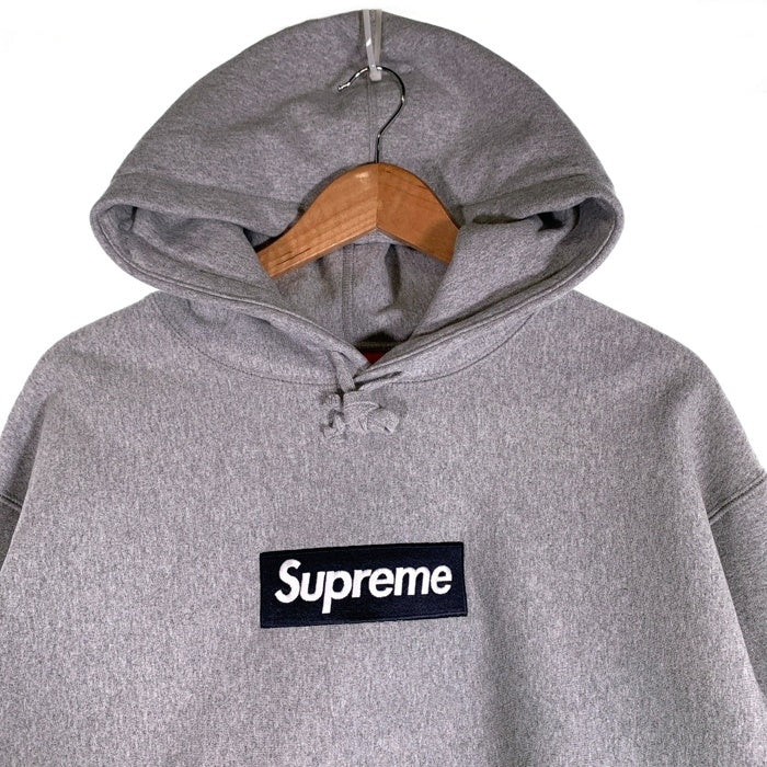 SUPREME シュプリーム 25AW Box Logo Hooded Sweatshirt ボックスロゴ プルオーバースウェットパーカー フーディー グレー Size M 福生店