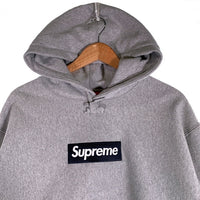 SUPREME シュプリーム 25AW Box Logo Hooded Sweatshirt ボックスロゴ プルオーバースウェットパーカー フーディー グレー Size M 福生店