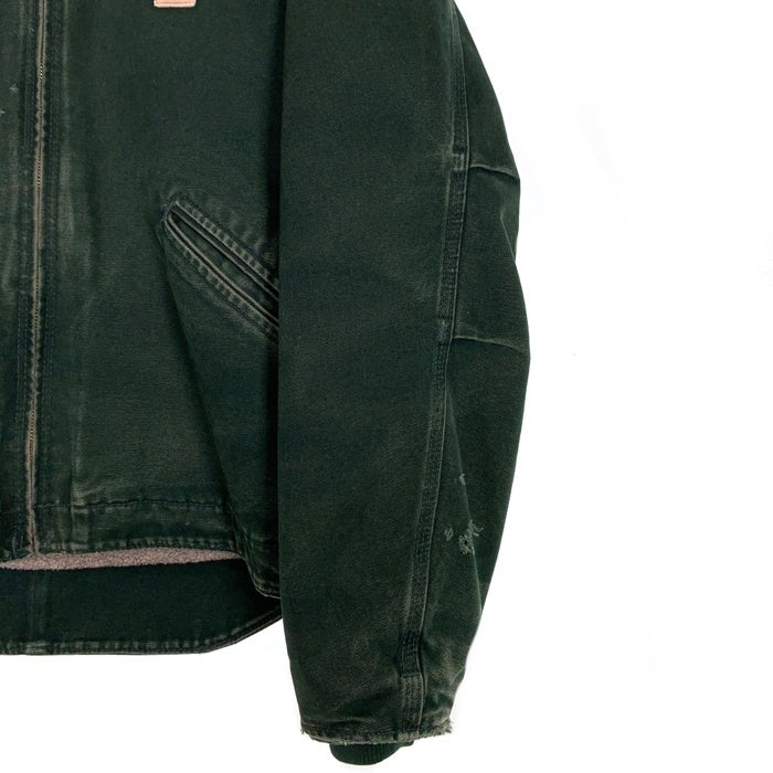 00's CARHARTT カーハート DUCK ACTIVE JACKET 裏ボア ダック アクティブジャケット グリーン J141 SPC Size Medium Regular 福生店