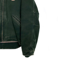 00's CARHARTT カーハート DUCK ACTIVE JACKET 裏ボア ダック アクティブジャケット グリーン J141 SPC Size Medium Regular 福生店
