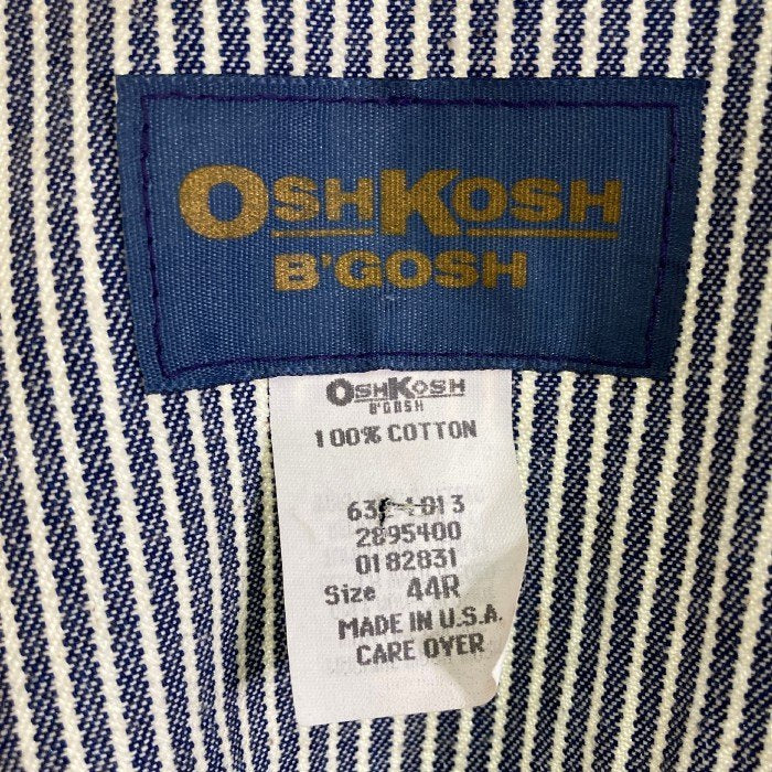 OshKosh オシュコシュ B`gosh ビゴッシュ ジップアップジャケット ヒッコリー ネイビー  size44 瑞穂店