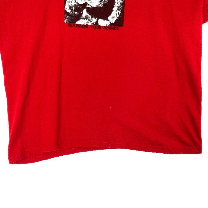 Supreme シュプリーム 18AW REMEMBER YOUR FRIENDS 犬 プリント Tシャツ レッド sizeM 瑞穂店