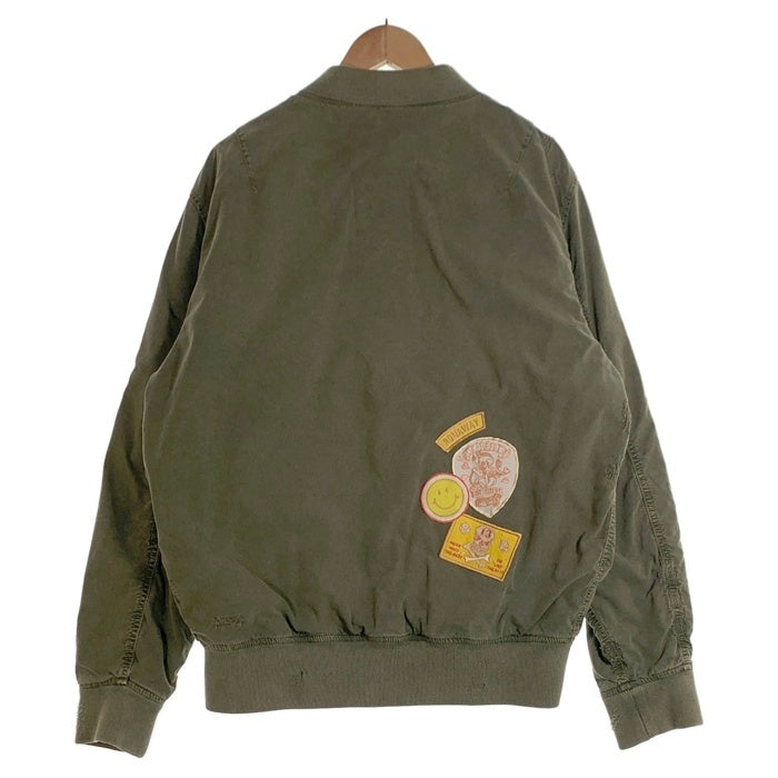 ALPHA INDUSTRIES アルファインダストリーズ VACANT Archive ベイカントアーカイブ FLOYD REPAIR FLIGHT JACKET フロイドリペア フライトジャケット オリーブ Size L 福生店