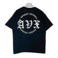 AVIREX アヴィレックス オールドイングリッシュ ロゴ Tシャツ ブラック sizeM 瑞穂店