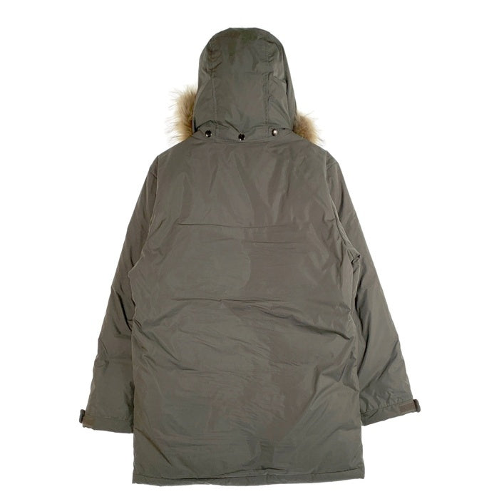 BURBERRY BLACK LABEL バーバリー ブラックレーベル ダウンジャケット ファー グレー BMP03-731-76 Size M 福生店