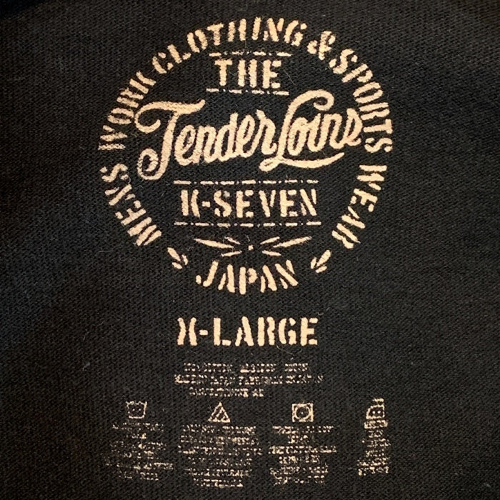 TENDERLOIN テンダーロイン T-TEE L/S LHS ロングヘアースカル プリント ロングスリーブTシャツ ブラック Size XL 福生店