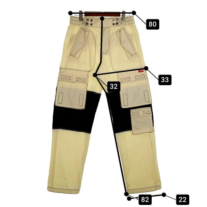 DIESEL ディーゼル P-GLARY ナイロンカーゴパンツ ナチュラル A03556 Size 30 福生店