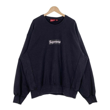 SUPREME シュプリーム 25SS Washed Box Logo Crewneck ウォッシュドボックスロゴクルーネックスウェットトレーナー ブラック Size XXL 福生店