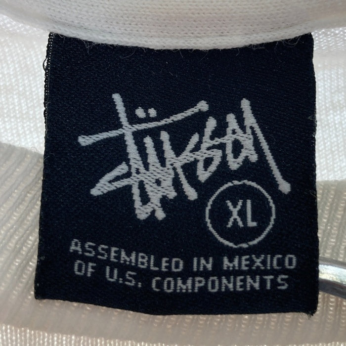 STUSSY ステューシー 月桂樹ロゴ プリントTシャツ ホワイト sizeXL 瑞穂店