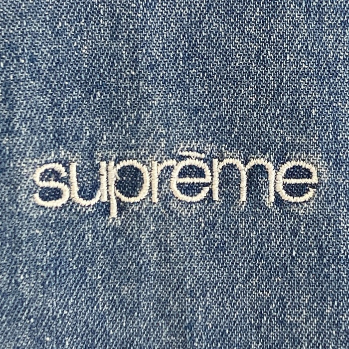 SUPREME シュプリーム 20AW Classic Logo Denim Shirt クラシックロゴ デニムシャツ ボタンダウン インディゴ SizeM 瑞穂店