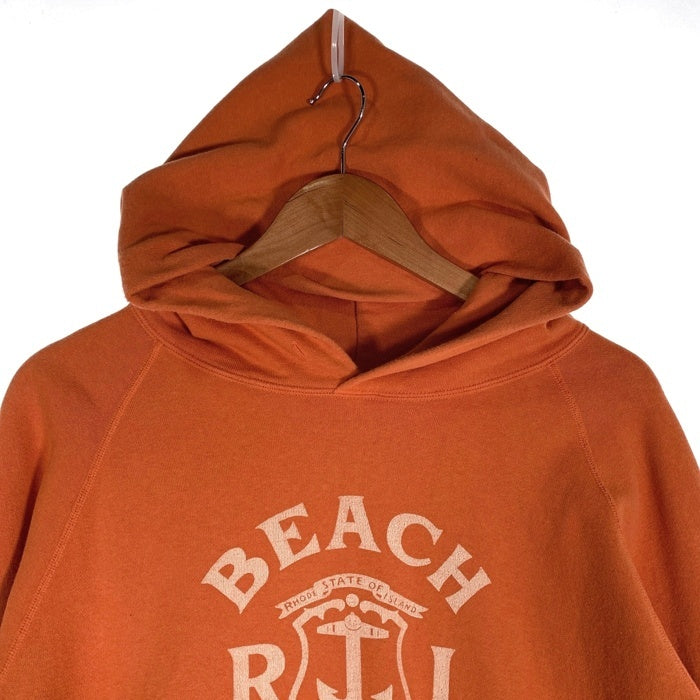 WAREHOUSE ウェアハウス BEACH PATROL 2ND-HAND ビーチパトロール セカンドハンド セコハン プルオーバーフーディー パーカー オレンジ Lot.462 Size M (38-40) 福生店