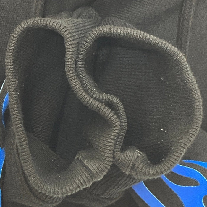 Hide&Seek ハイドアンドシーク 30th Hooded Sweat Shirt プルオーバースウェットパーカー ブラック ブルー HC-090425 Size L 瑞穂店