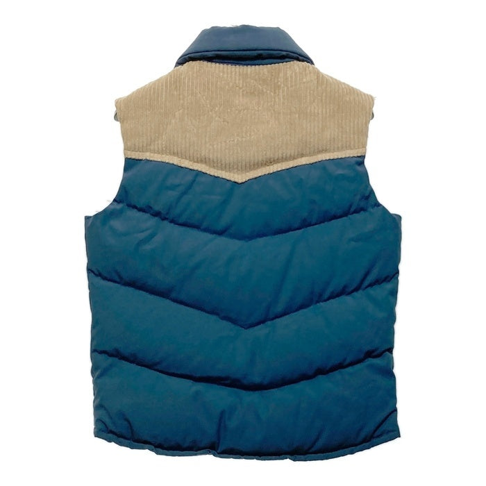 William Barry ウィリアムバリー 80's コーデュロイ切り替え ダウンベスト ネイビー sizeM 瑞穂店