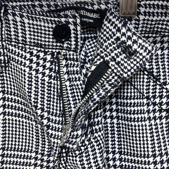JUNYA WATANABE COMME des GARCONS ジュンヤワタナベ コムデギャルソン AD2003 千鳥 クロップドパンツ ブラック×ホワイト sizeS 瑞穂店