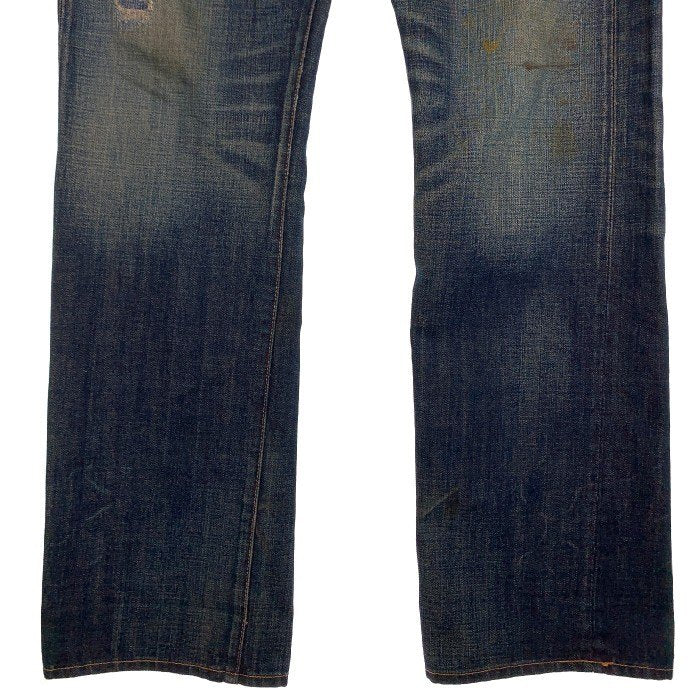 LEVI'S リーバイス S501XX 44501 大戦モデル復刻 デニムパンツ インディゴ ダメージ リペア Size 34 福生店