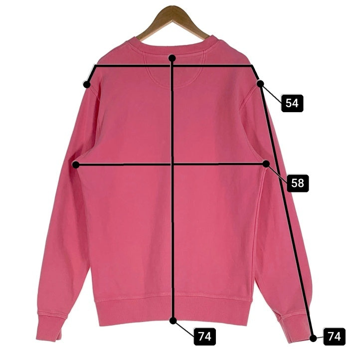 STUSSY ステューシー コットン クルーネックスウェット ピンク Size M 福生店
