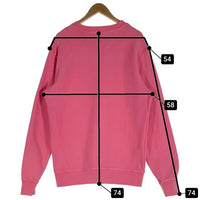 STUSSY ステューシー コットン クルーネックスウェット ピンク Size M 福生店