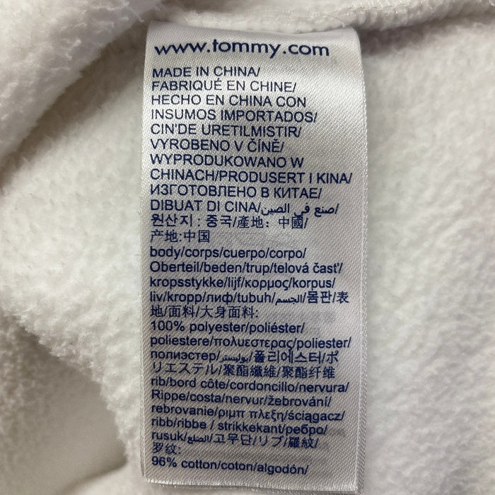 TOMMY JEANS トミージーンズ ロゴワッペン オーバーサイズ フリーススウェット ホワイト sizeXS 瑞穂店