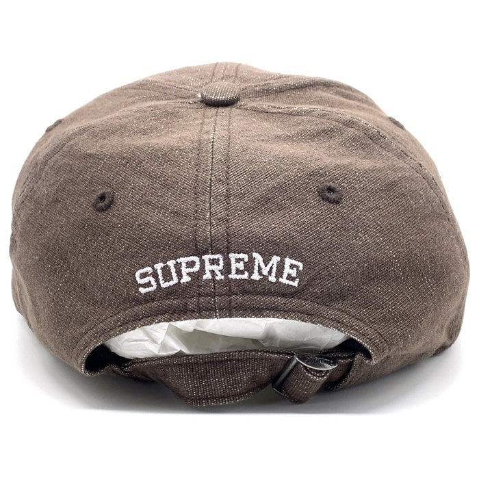SUPREME シュプリーム 25SS Cordura Denim S Logo 6-Panel Cap コーデュラデニム Sロゴ 6パネル キャップ ブラウン 福生店