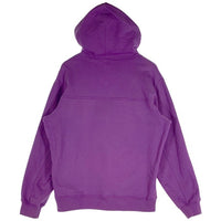SUPREME シュプリーム 18AW Text Stripe Hooded Sweatshirts テキストストライプ プルオーバースウェットパーカー フーディー パープル Size M 福生店