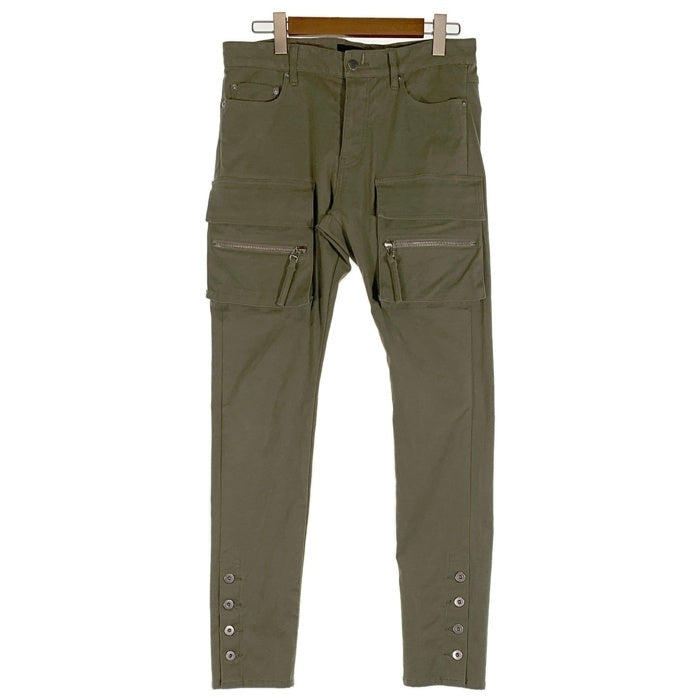 MLVINCE メルヴィンス Slim Stretch Cargo Pants スリムストレッチ カーゴパンツ オリーブ Size 32 福生店
