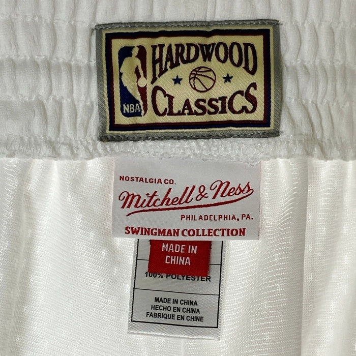 Mitchell&Ness ミッチェルアンドネス SWINGMAN COLLECTION ロサンゼルス・レイカーズ バスケットパンツ バスパン ホワイトxパープル sizeL 瑞穂店