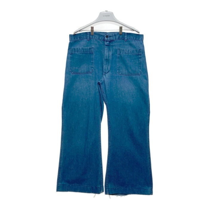 90's U.S.NAVY 米海軍 デニム セーラーパンツ フレア インディゴ 8405-01-074-4897 90年会計 Size 36R 瑞穂店