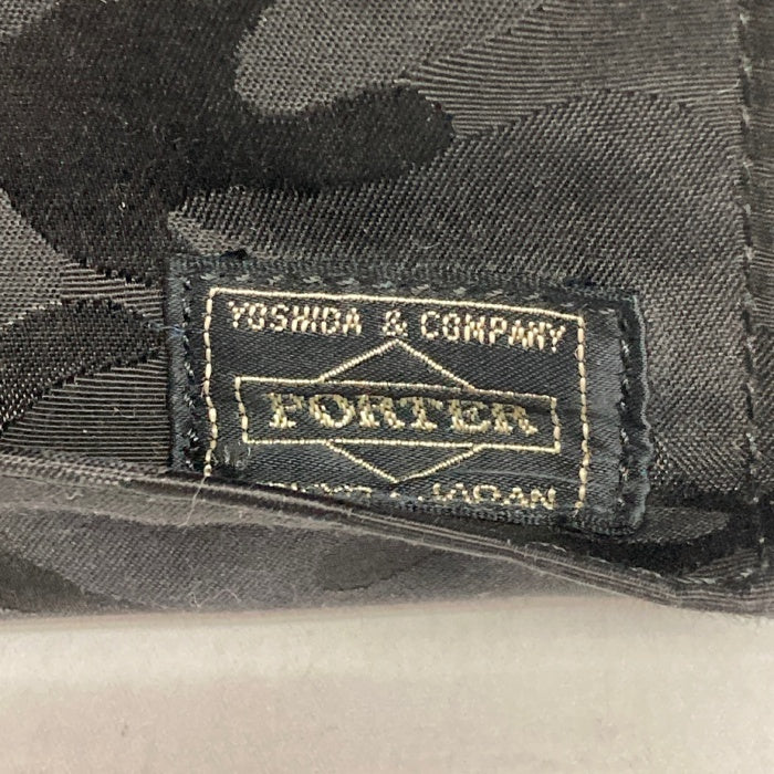 PORTER ポーター クラッチバッグ 迷彩 カモフラ ブラック 瑞穂店