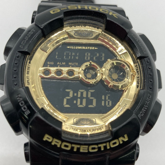 CASIO カシオ G-SHOCK Gショック GD-100GB-1JF クォーツ腕時計 ブラック 瑞穂店