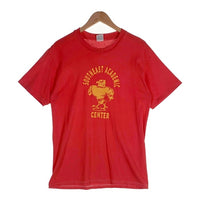 ~90's TEN STRIKE テンストライク SOUTHEAST ACADEMIC CENTER カレッジプリント 半袖 Tシャツ シングルステッチ レッド Size M 福生店