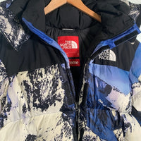 SUPREME シュプリーム THE NORTH FACE ノースフェイス 17AW Mountain Baltoro Jacket マウンテンバルトロジャケット 雪山 ブルー ホワイト ND91701I Size S 福生店