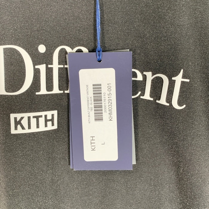 KITH NYC キス 25SS Built Different Vintage Tee ヴィンテージ加工 プリントTシャツ ブラック Size L 福生店