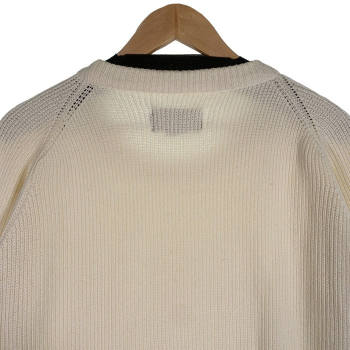 90's Eddie Bauer エディーバウアー コットン クルーネックセーター ホワイト フィリピン製 Size XL 福生店