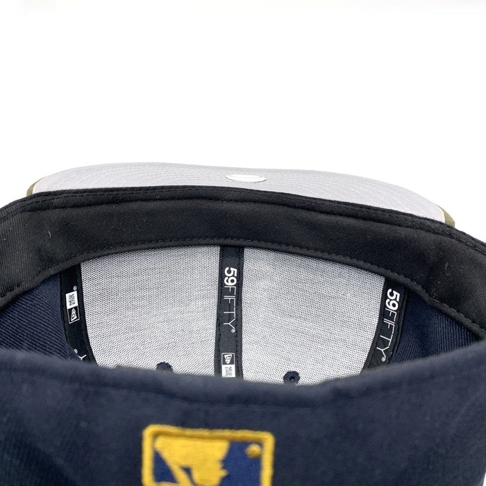 NEW ERA ニューエラ 59FIFTY Newyork Mets ニューヨークメッツ ベースボール キャップ ネイビー オリーブ Size 8 (63.5cm) 福生店