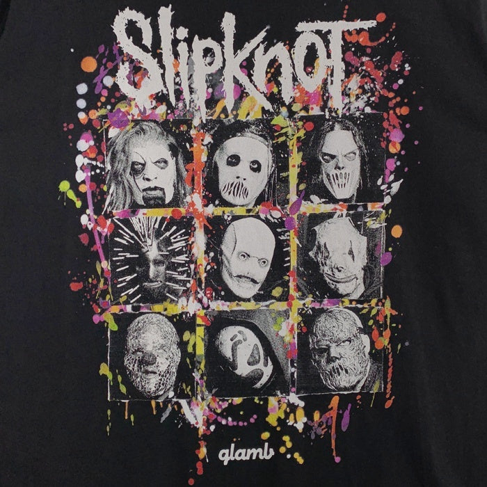 KNOTFEST 2023 ノットフェス glamb グラム SlipKnot スリップノット メンバーフォトプリント Tシャツ ブラック Size XL 福生店