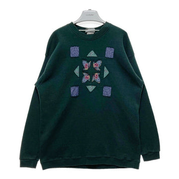 Lee リー USA製 パッチワーク スウェットトレーナー グリーン size2XL 瑞穂店